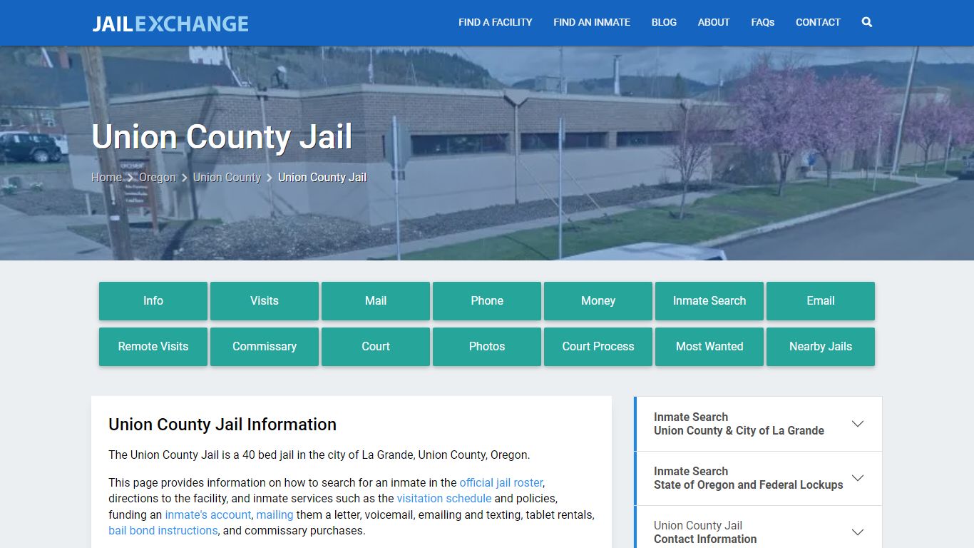 Union County Jail, OR - Jail Exchange